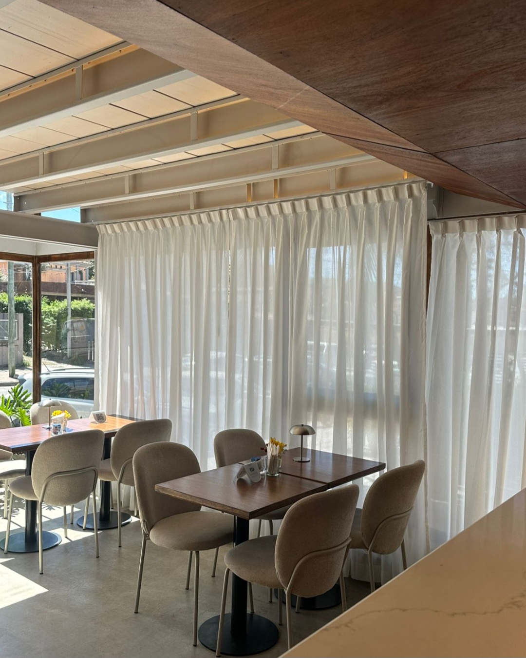 Salón de Franca en tonos cálidos